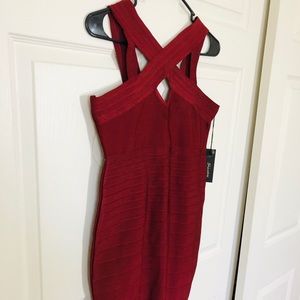 Burgundy Bodycon Dress
